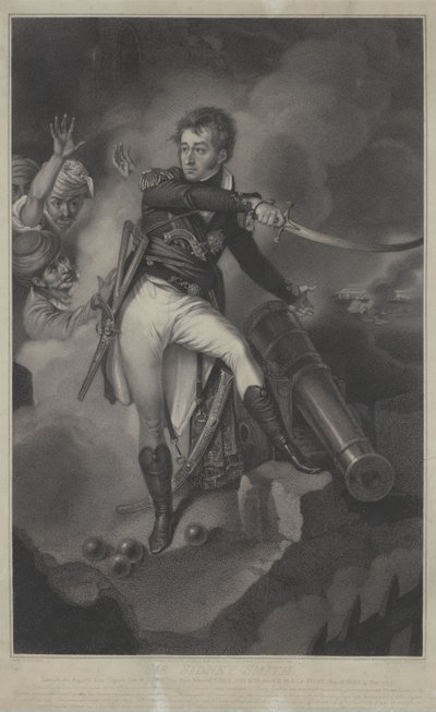 Portrait of Sir Sidney Smith, British Admiral, at Acre (1764-1840) by Anthony Cardon